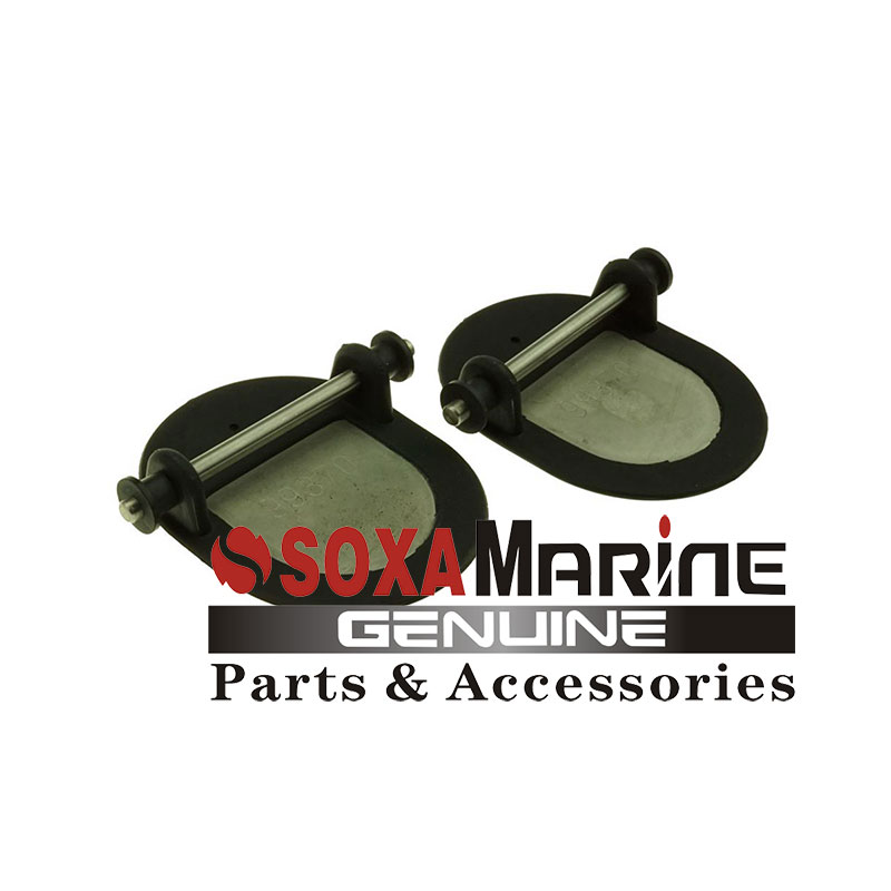 排氣水擋板適用于水星 New Exhaust Water Shutter 99370A 2 18-2733 89160 9-42801 for Mercruiser V6 V8